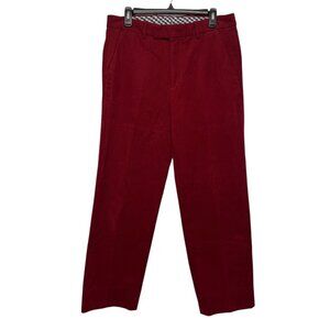 Etro Mens Pants EU Size 48 Cotton Dark‎ Red Made in Italy (US Size 38) Corduroy